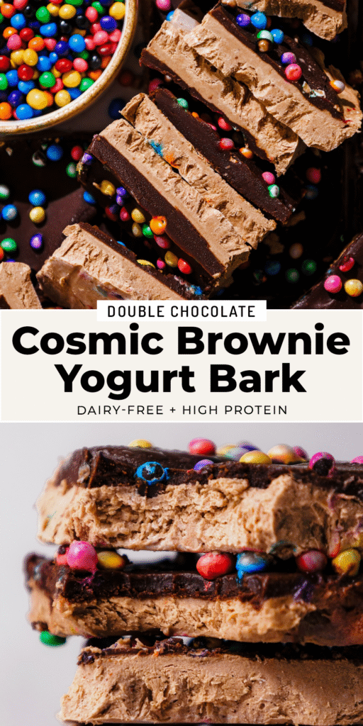 Cosmic Brownie Chocolate Yogurt Bark (dairy-free)