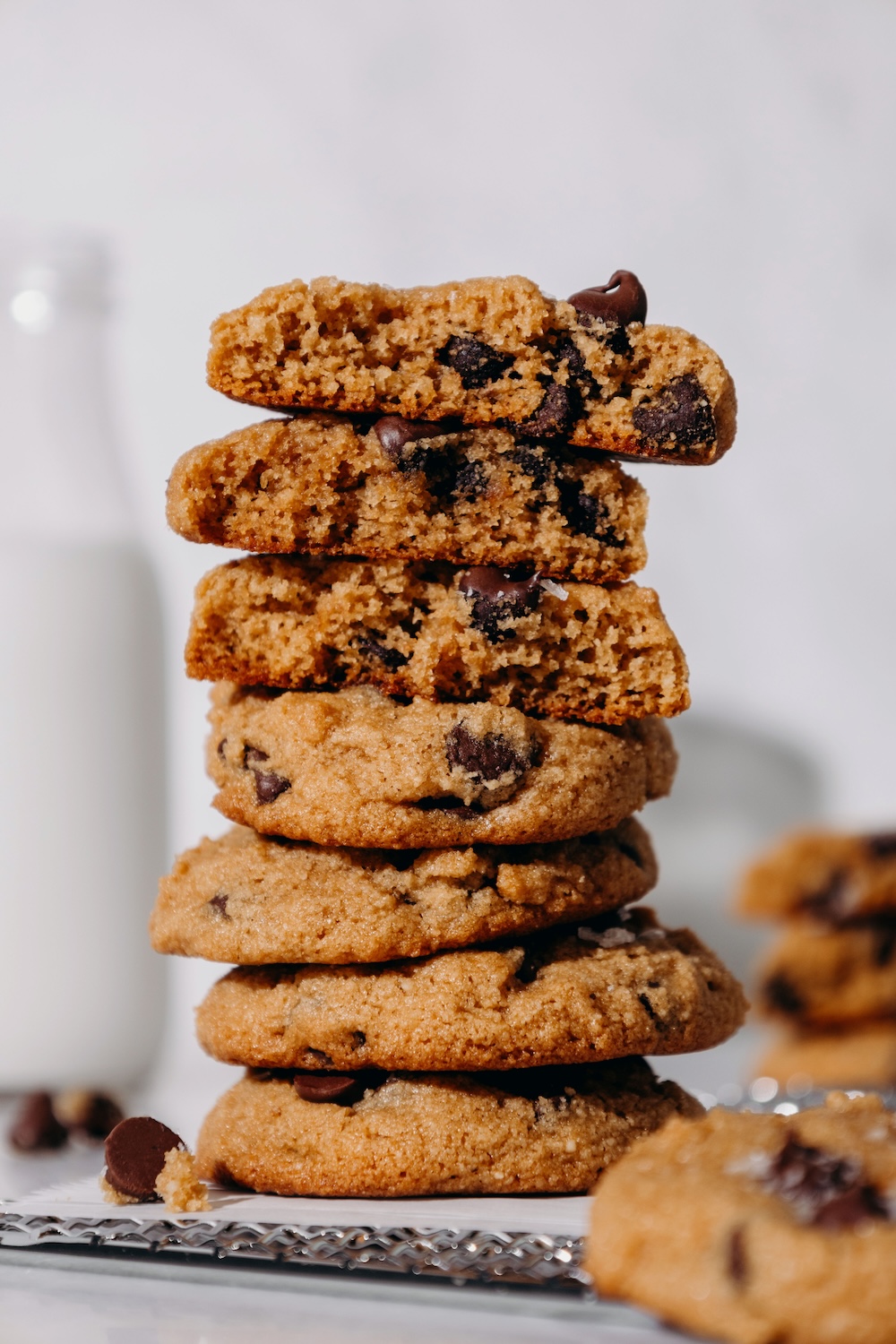 Almond Flour Chocolate Chip Cookies (egg-free, grain-free, dairy-free)