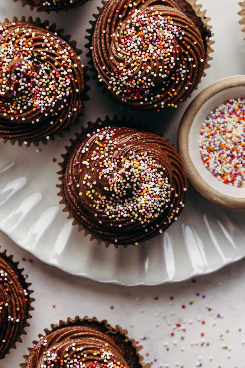 The Best Healthy Chocolate Cupcakes (egg-free, dairy-free, gluten-free, sugar-free)