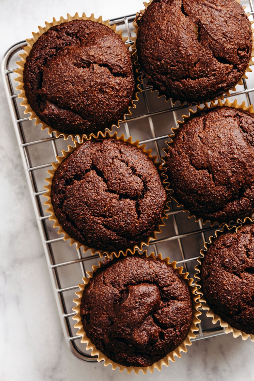 The Best Healthy Chocolate Cupcakes (egg-free, dairy-free, gluten-free, sugar-free)